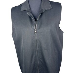 Women’s Evelyn and Arthur Palm Beach Sz M Zip Up Vest 92% Cotton 8% Lycra
